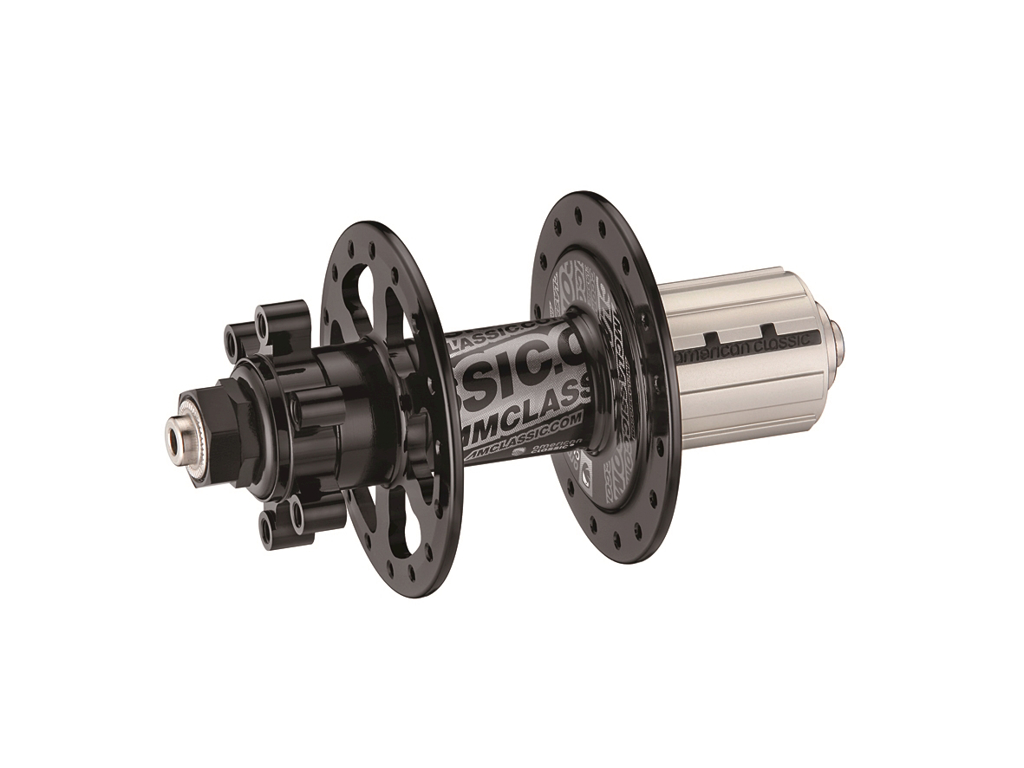 MTB DISC-225 rear hub 32h black, QR 10 speed body